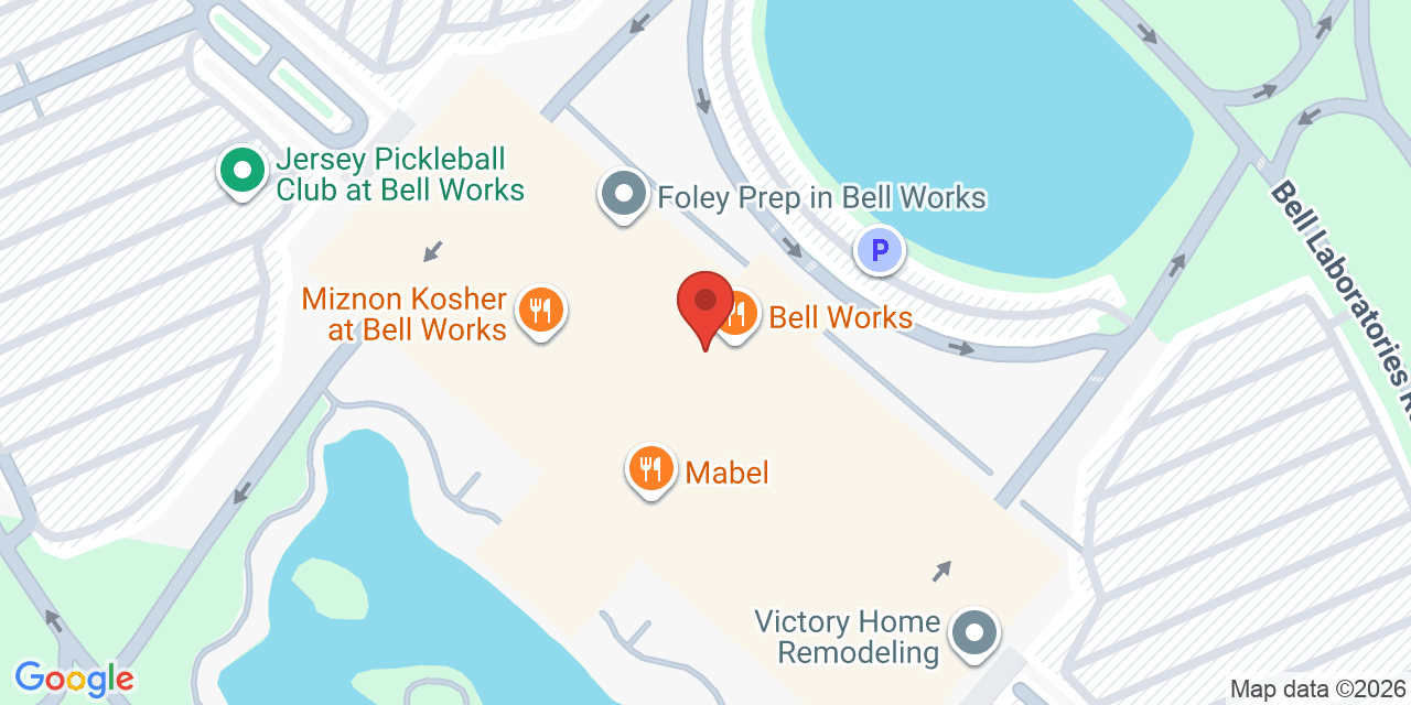 Map showing the location of 101 Crawfords Corner Rd, Holmdel, NJ 07733