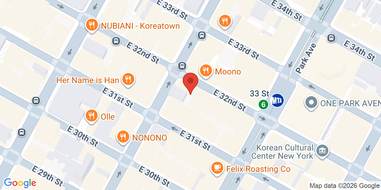 Map showing the location of 149 Madison Ave, New York, NY 10016