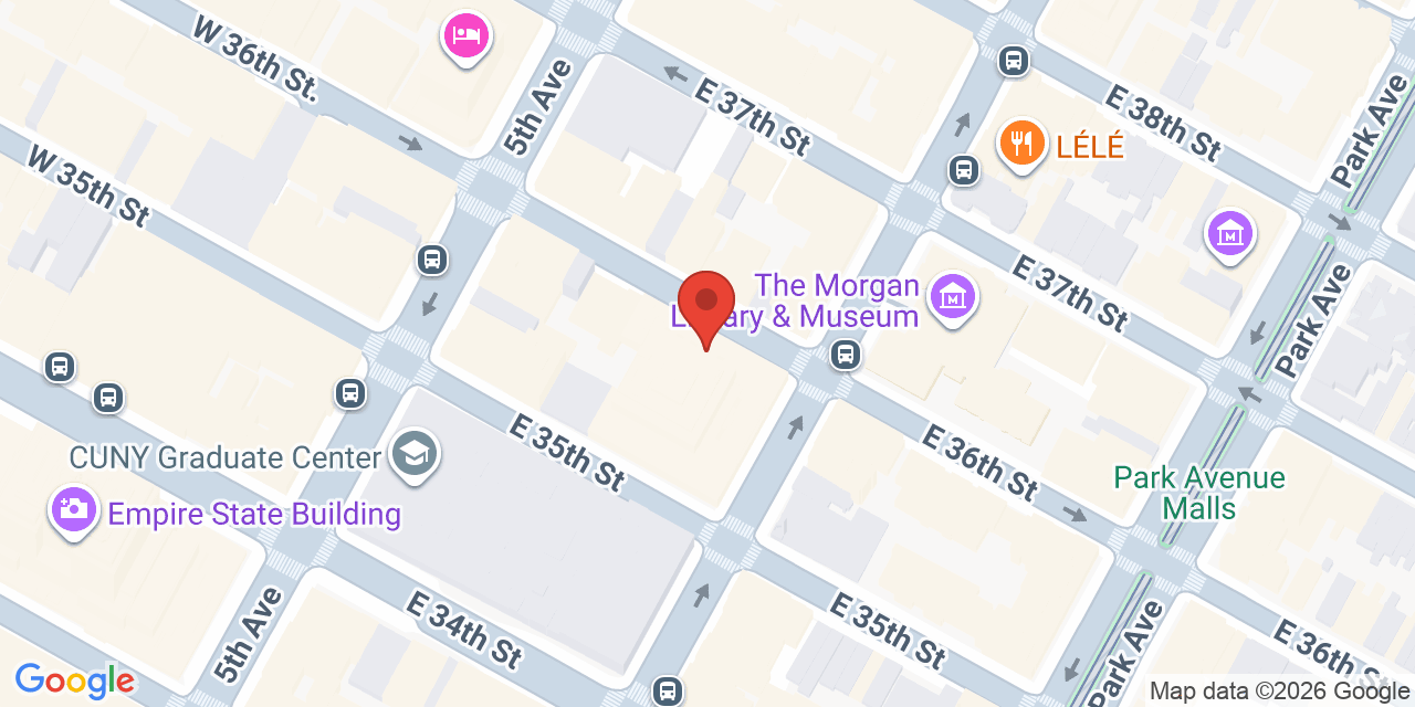 Map showing the location of 200 Madison Ave, New York, NY 10016