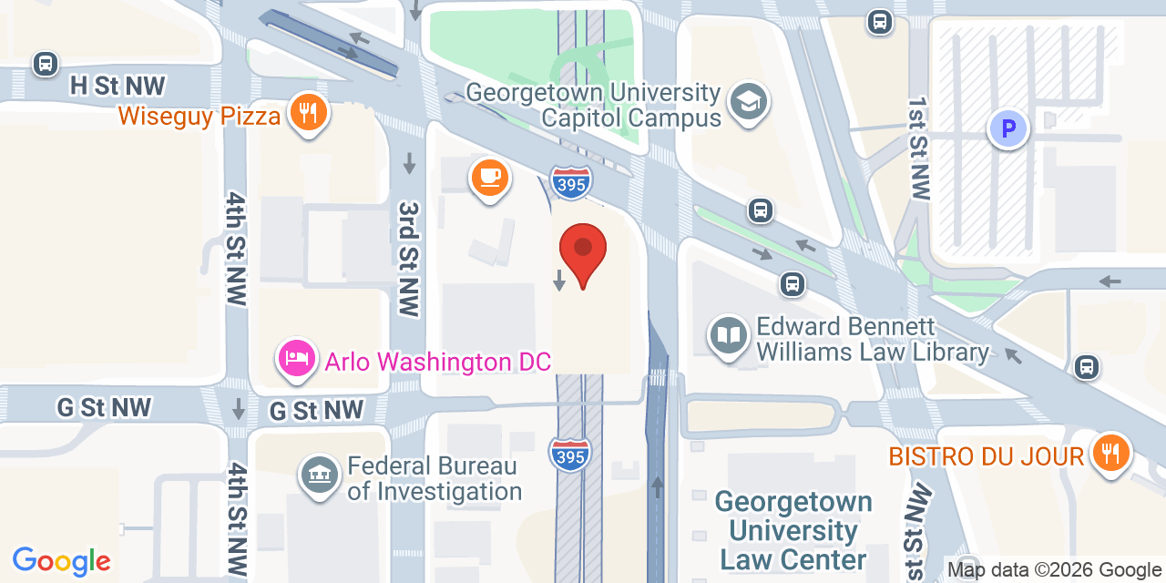 Map showing the location of 200 Massachusetts Ave NW, Washington, DC 20001
