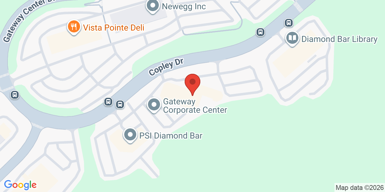 Map showing the location of 21700 Copley Dr, Diamond Bar, CA 91765