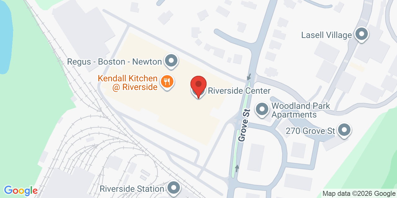 Map showing the location of 275 Grove St, Auburndale, MA 02466