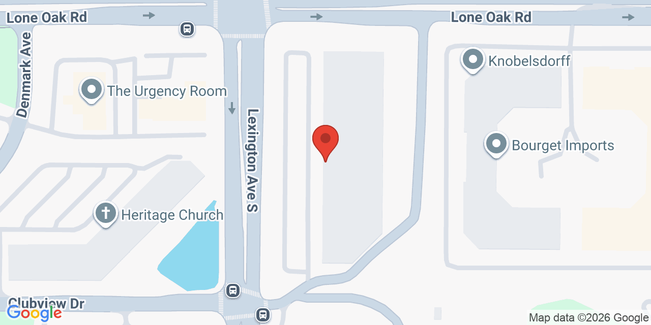 Map showing the location of 3030 Lexington Ave S, Eagan, MN 55121