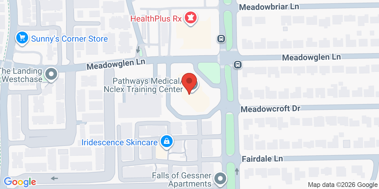 Map showing the location of 3100 S Gessner Rd, Houston, TX 77063