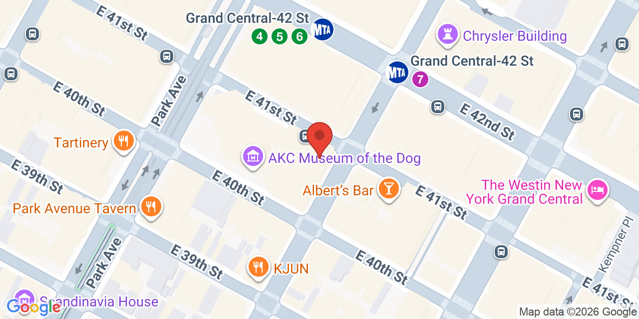 Map showing the location of 370 Lexington Ave, New York, NY 10017