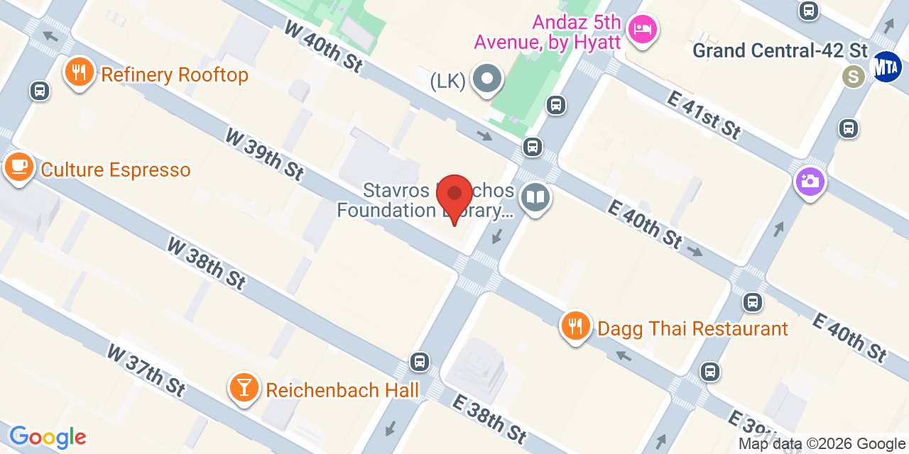 Map showing the location of 442 5th Ave, New York, NY 10018