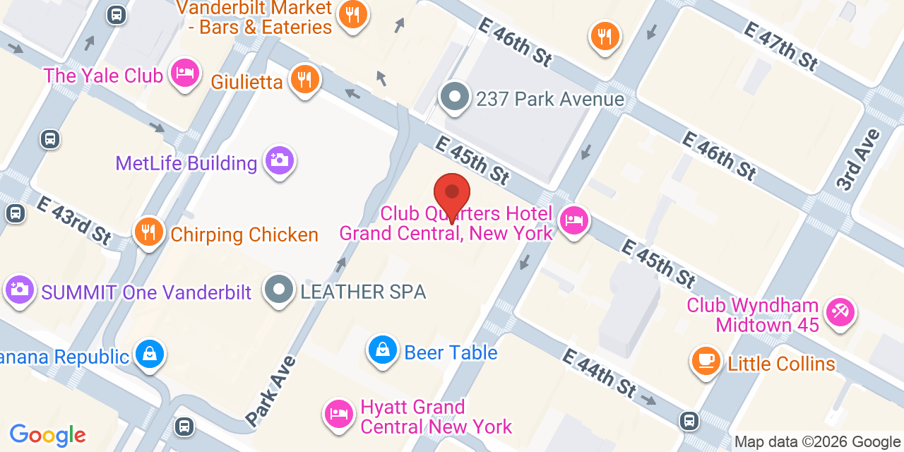 Map showing the location of 450 Lexington Ave, New York, NY 10017
