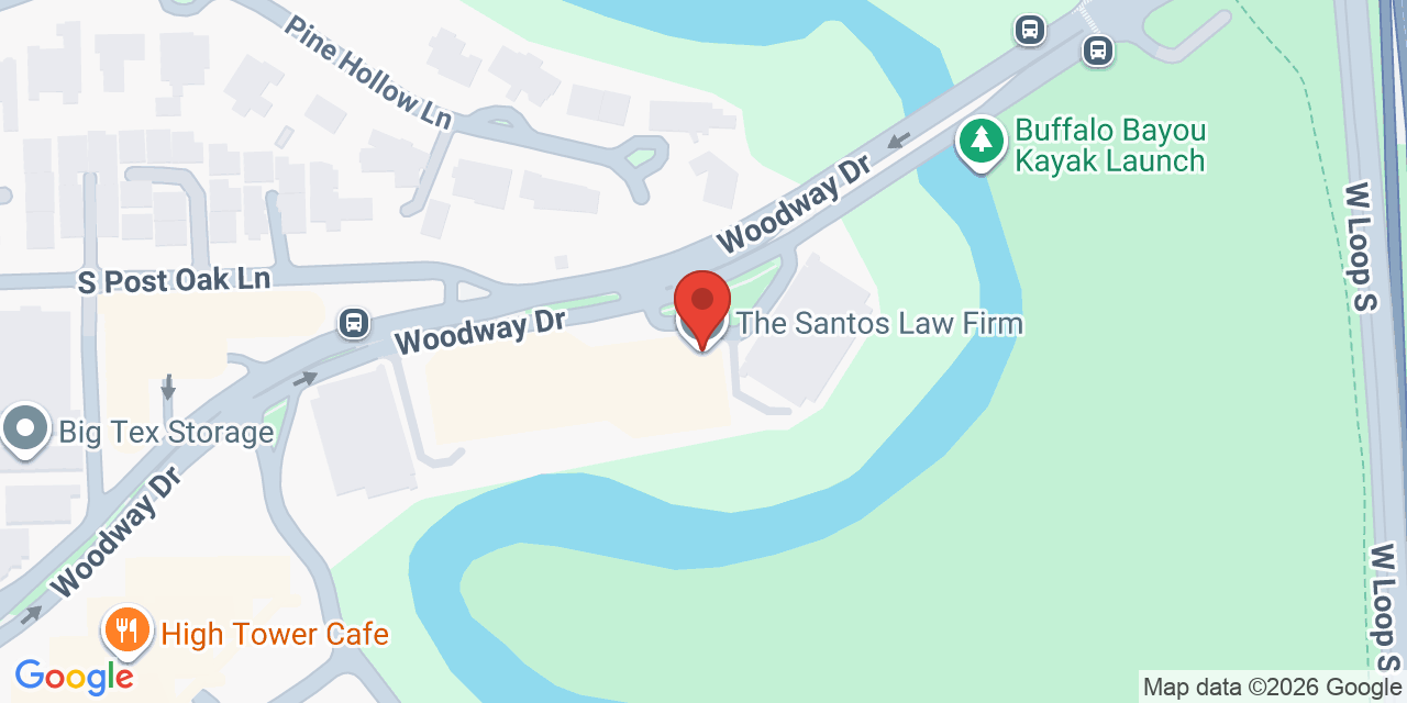 Map showing the location of 4801 Woodway Dr, Houston, TX 77056
