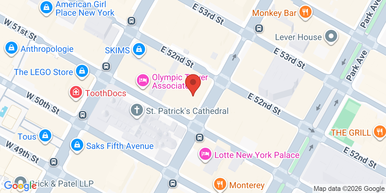 Map showing the location of 488 Madison Avenue, New York, NY 10022