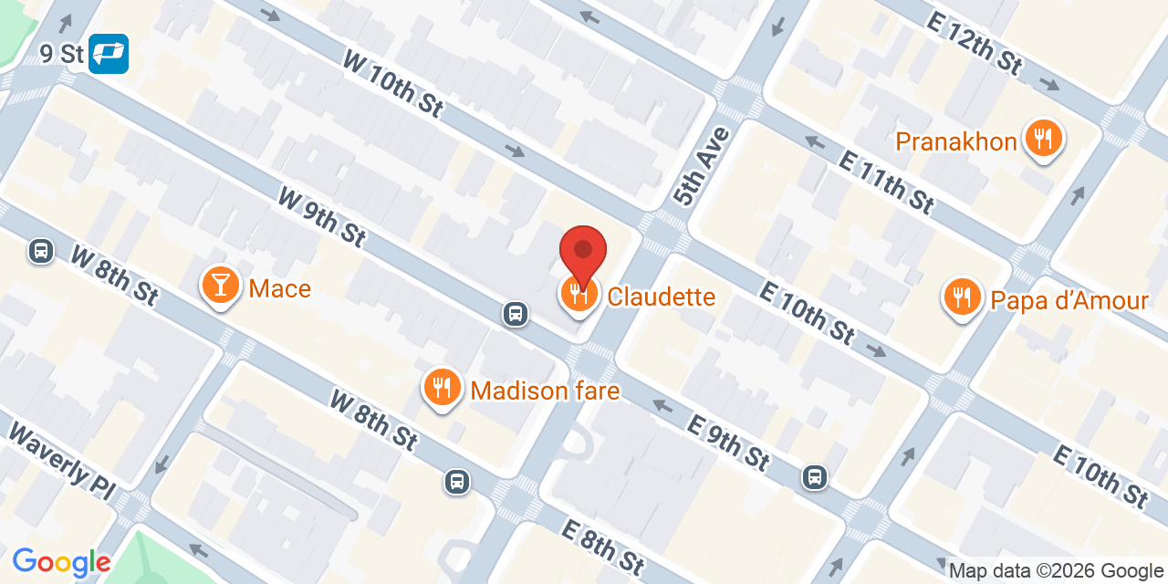 Map showing the location of 50 5th Ave, New York, NY 10011