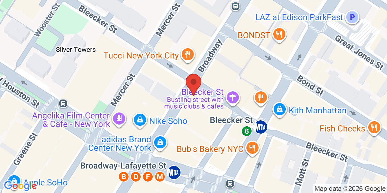 Map showing the location of 50 Broadway, New York, NY