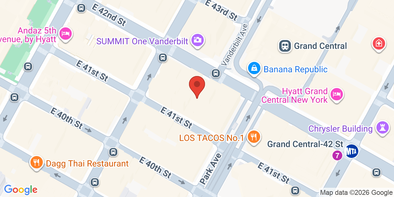 Map showing the location of 501 7th Ave, New York, NY 10018