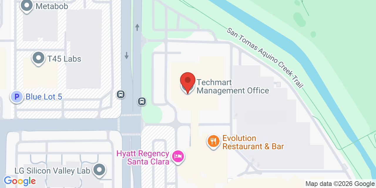Map showing the location of 5201 Great America Pkwy Suite 320, Santa Clara, CA 95054