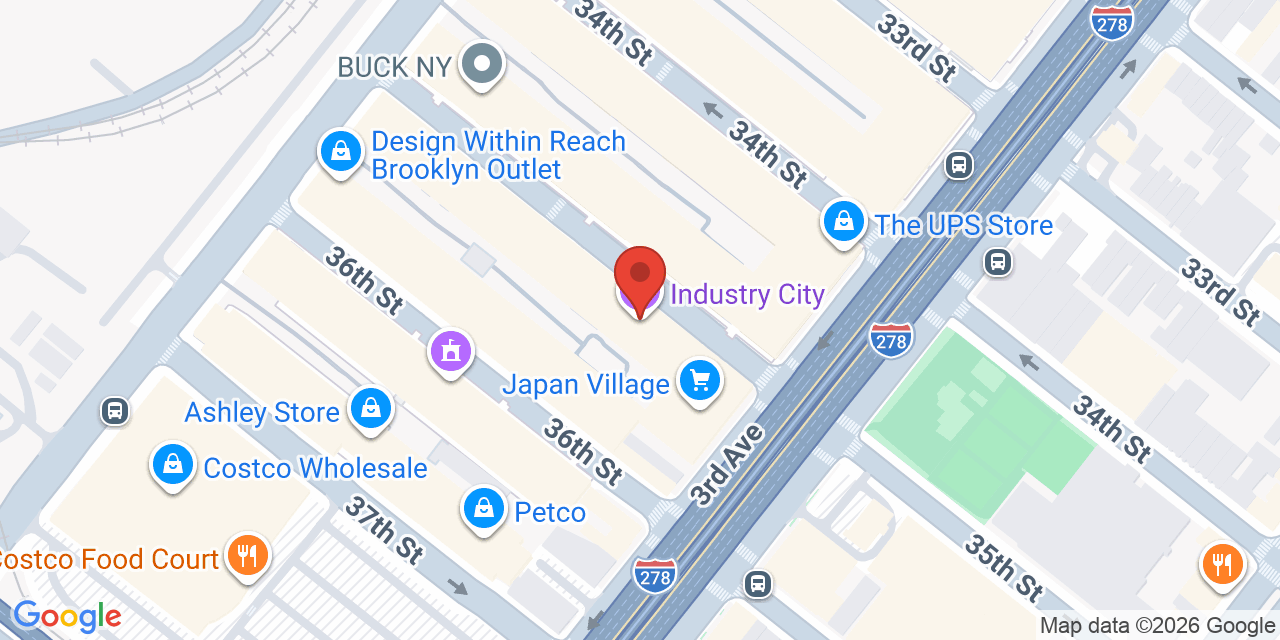 Map showing the location of 583 Broadway, Brooklyn, NY 11206