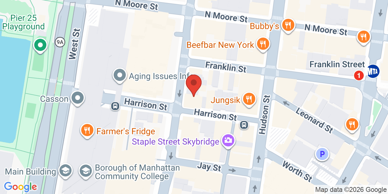 Map showing the location of 589 Broadway, Brooklyn, NY 11206