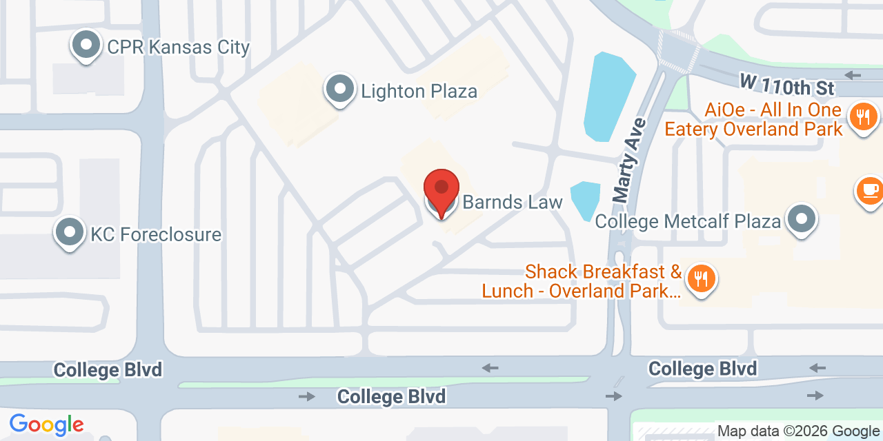 Map showing the location of 7400 College Blvd, Overland Park, KS 66210
