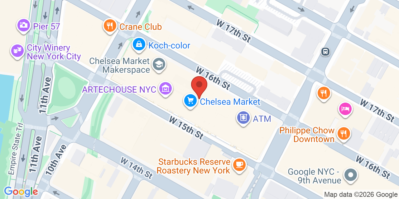 Map showing the location of 75 Ninth Avenue, New York, NY 10011