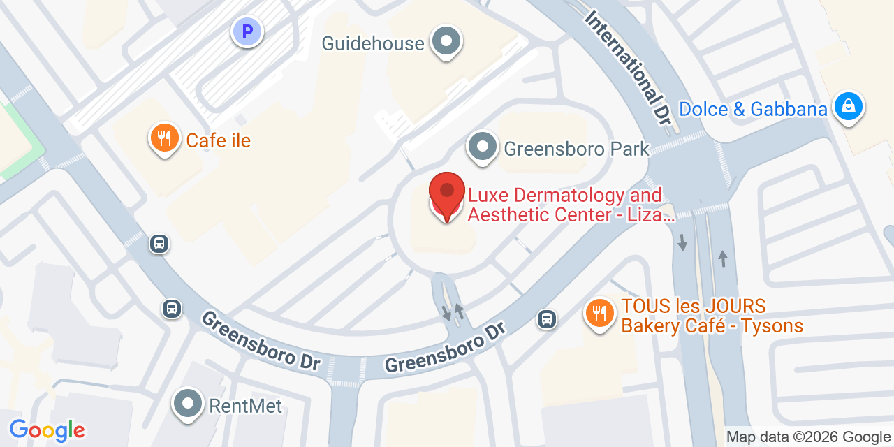 Map showing the location of 8200 Greensboro Dr, McLean, VA 22102