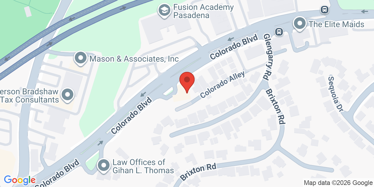 Map showing the location of 850 Colorado Blvd, Los Angeles, CA 90041