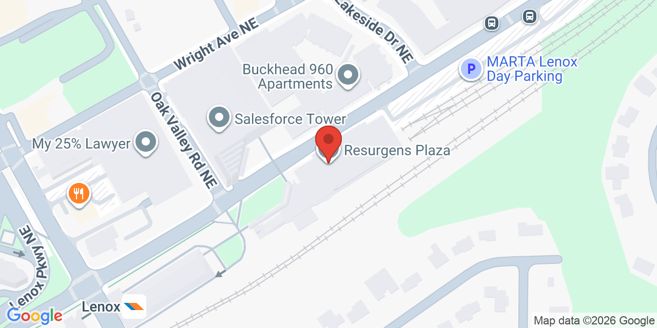 Map showing the location of 945 East Paces Ferry Rd NE, Atlanta, GA 30326